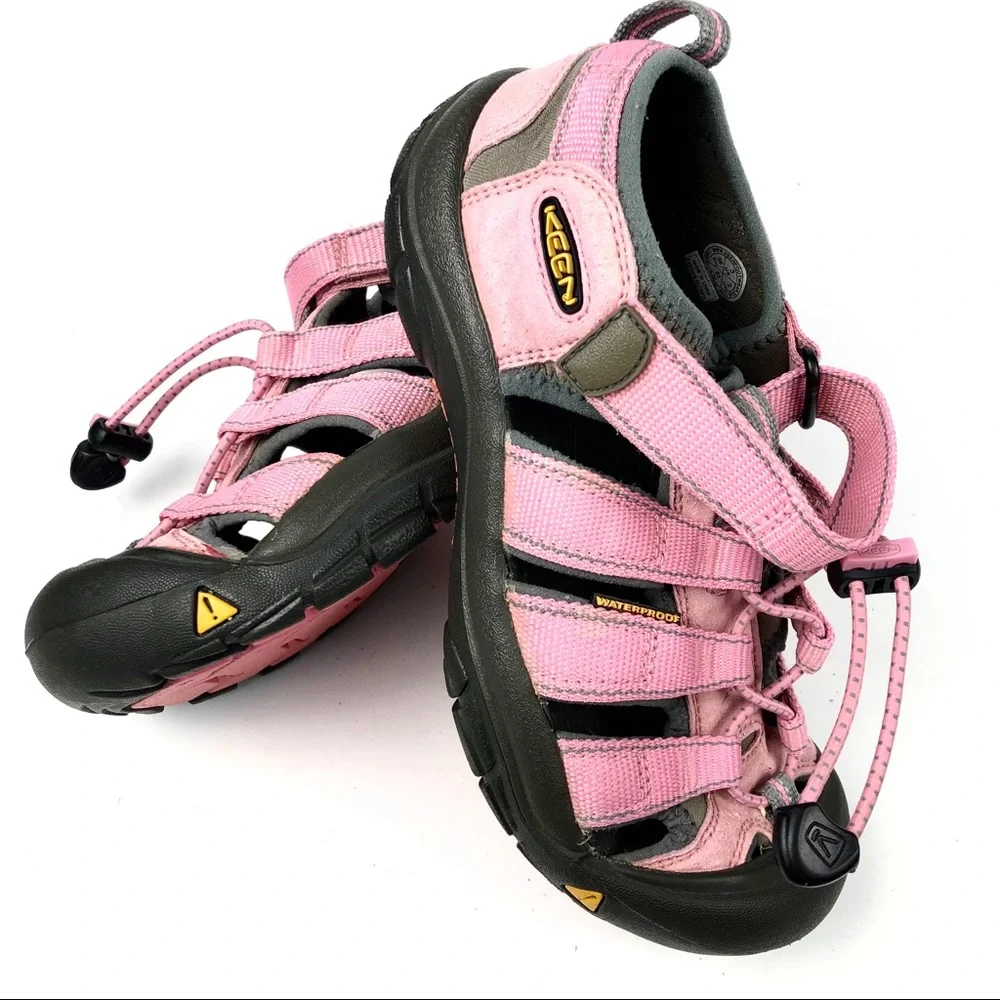 Keen Girls Pink Trail Sneakers Sz 3